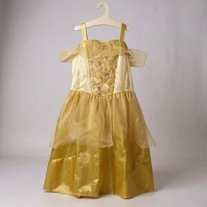 [KID] DISNEY Belle Costume 4-6Y Yellow/Gold | Dress-Up